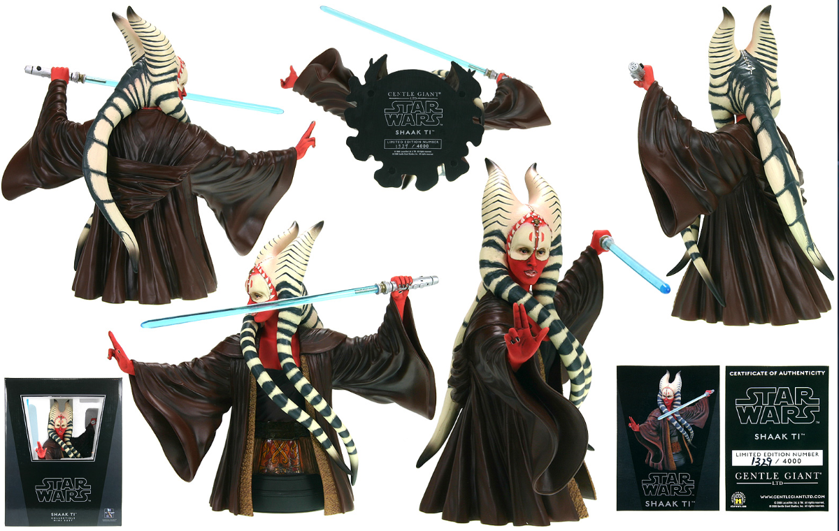 Shaak Ti and Aayla Secura Star Wars mini-busts - Another 