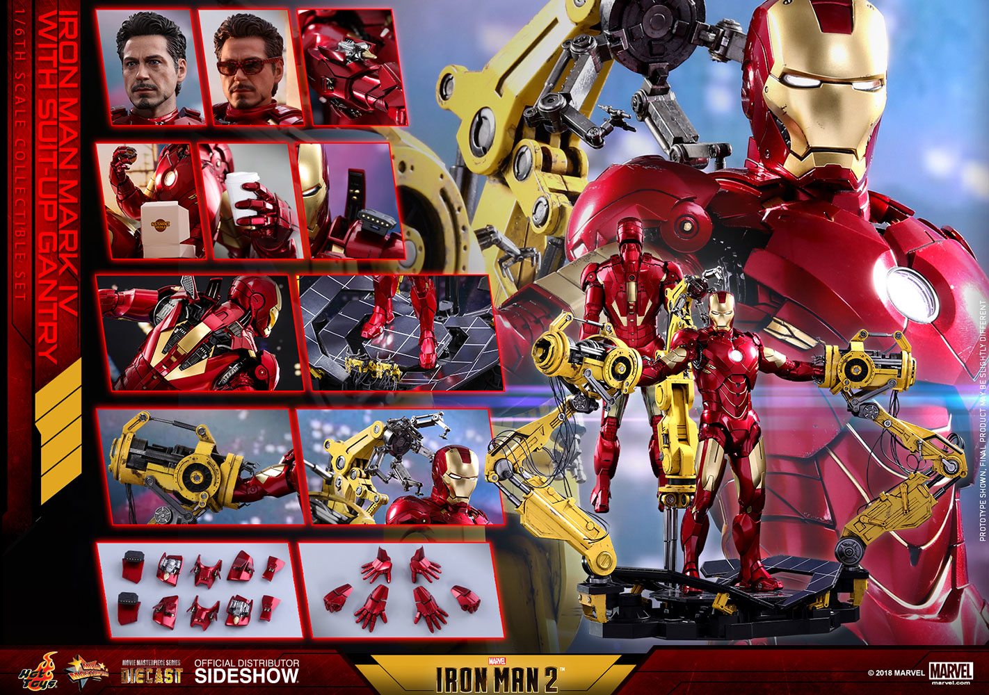 Suit-Up Gantry with Iron Man Mark IV 
