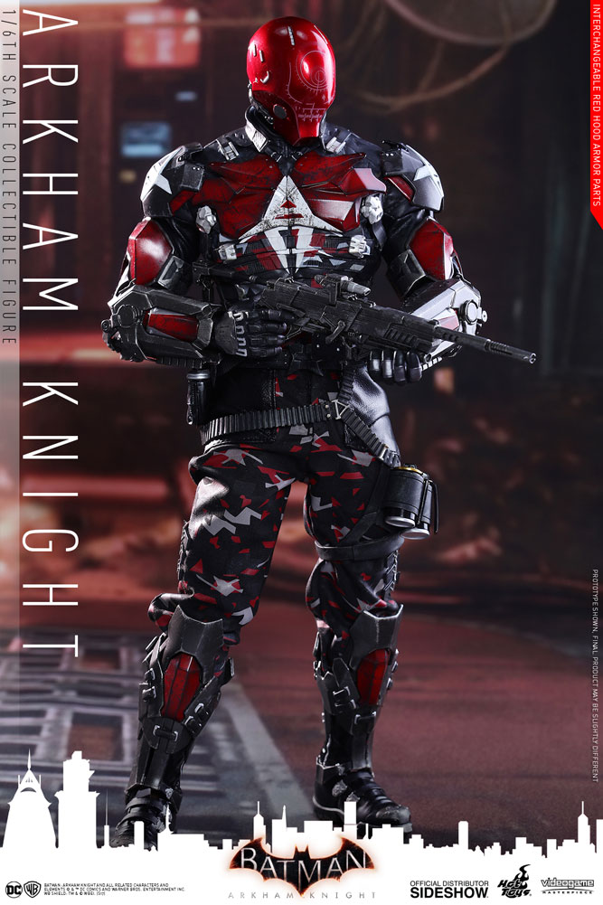 batman arkham knight red hood figure