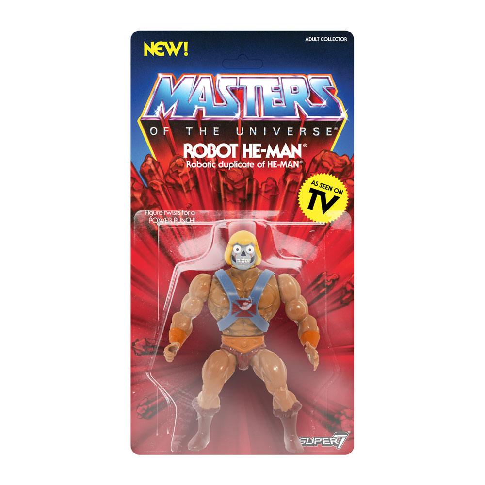 Masters of the Universe Vintage Collection Action Figure Robo He-Man Super7 