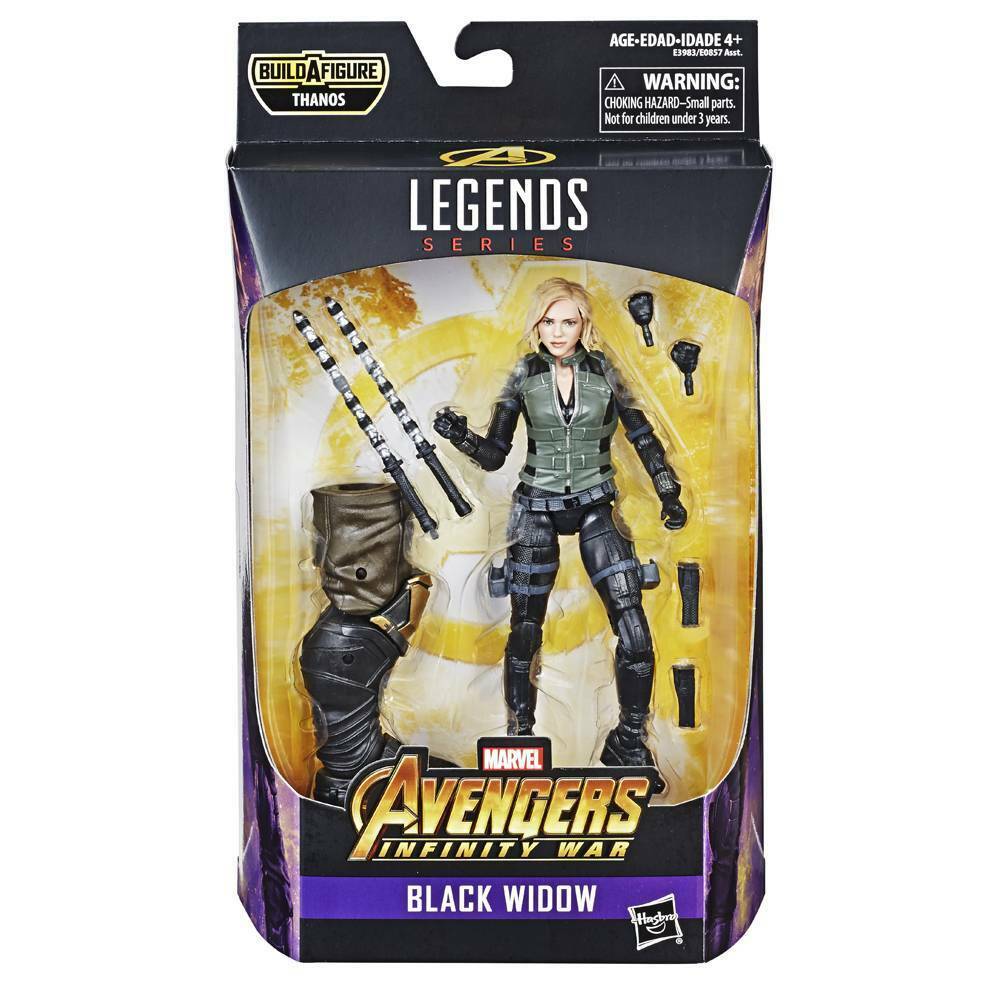 Avengers Infinity War Black Widow Action Figure Hasbro 