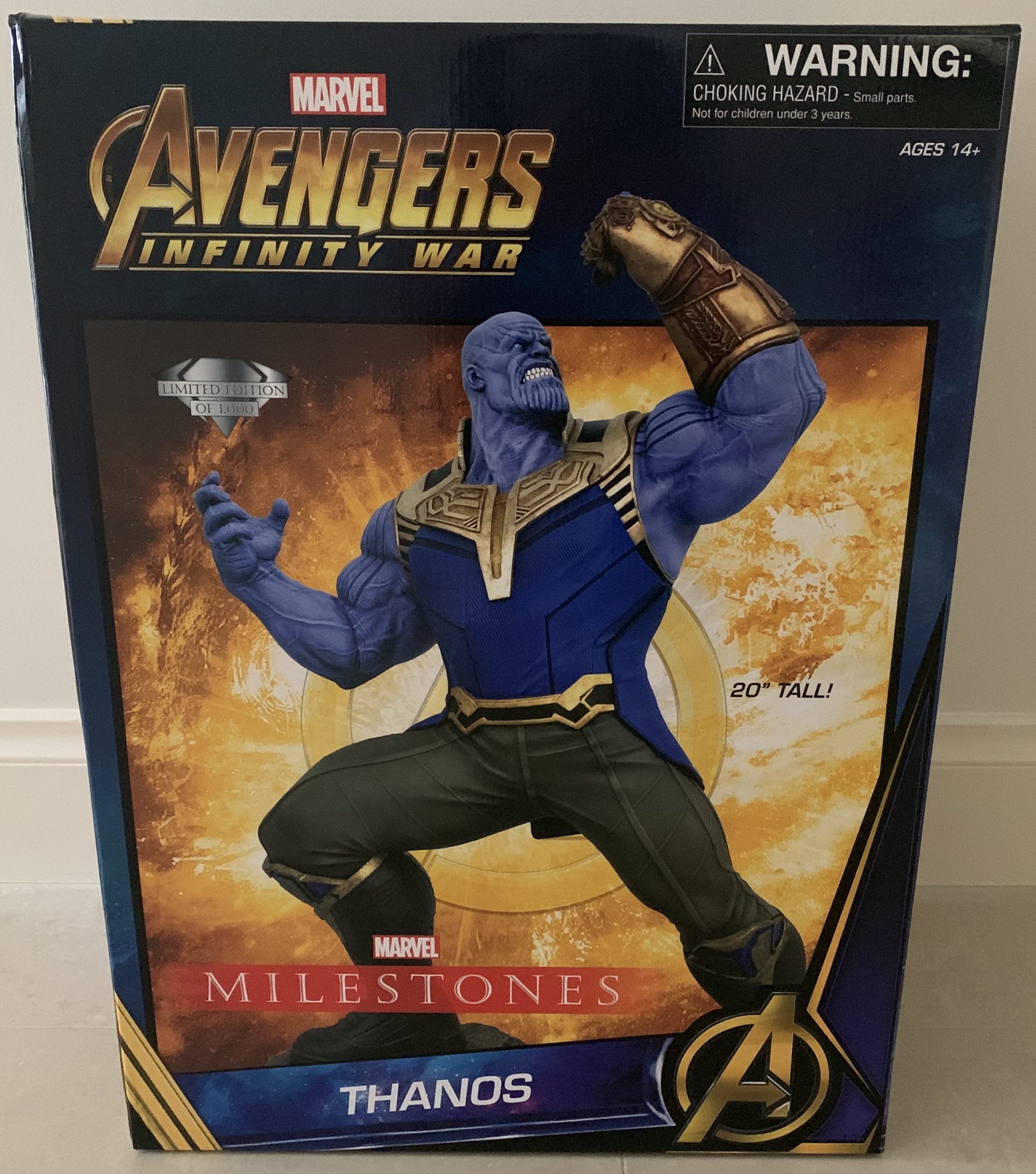 Diamond Select Marvel Milestones Avengers Infinity War Thanos Statue Animetoys