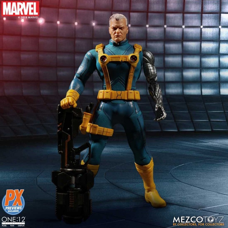 Mezco Toys One 12 Coll Marvel Px Cable X Men Ed Af Animetoys