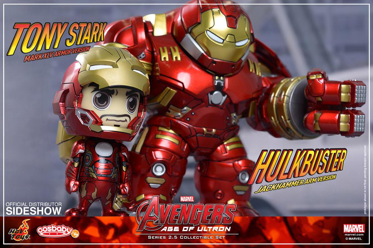 Hot Toys Cosbaby Avengers Age of Ultron Series 2 Set of 7 Figurines