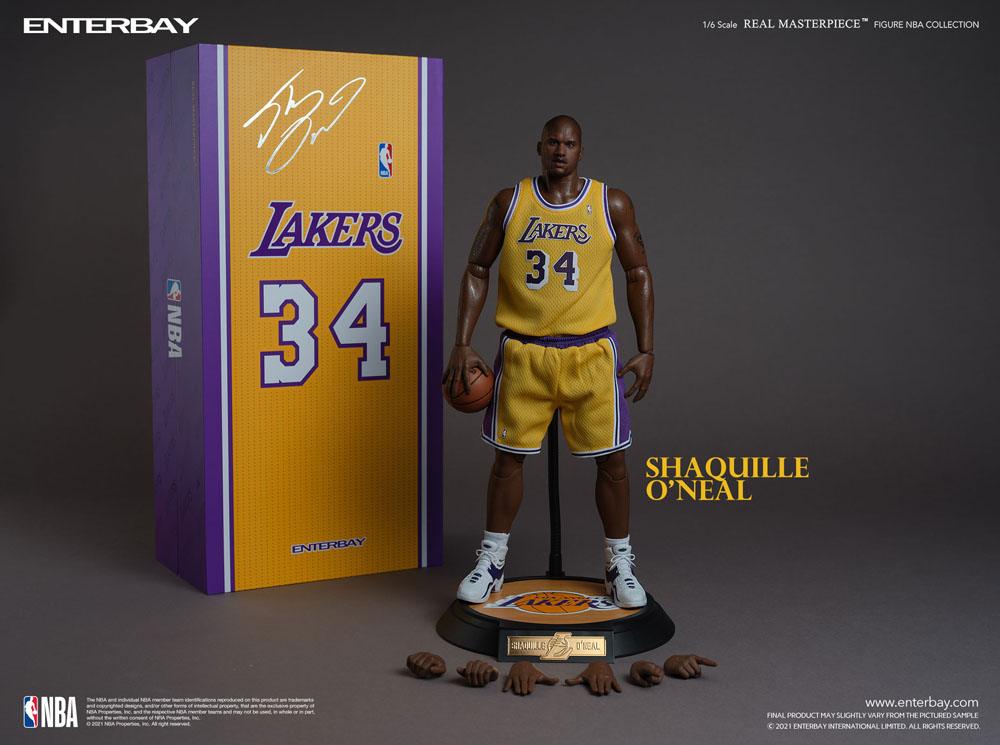 ENTERBAY NBA Collection Real Masterpiece Figure 1/6 Shaquille O'Neal 37 Cm Enterbay 