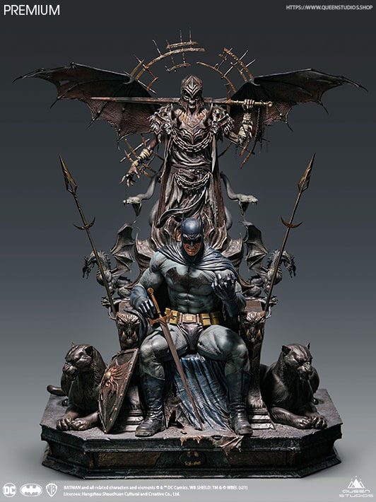 QUEEN STUDIOS – DC Comics Statue 1/4 Batman on Throne Premium Edition –  Animetoys